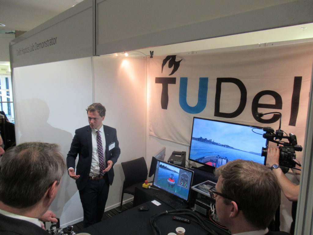 Haptic Maritime Simulator at MECSS | Delft Haptics Lab